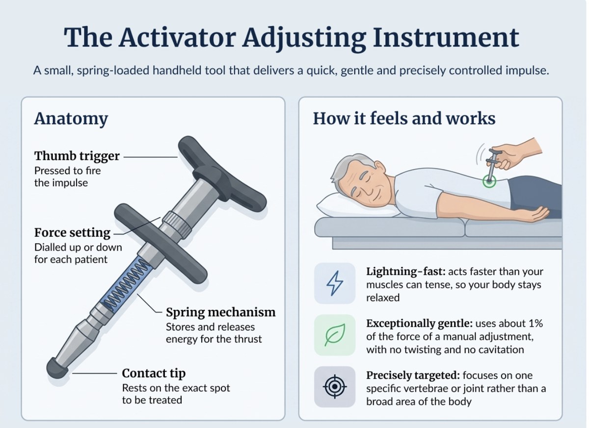 The Activator adjusting instrument