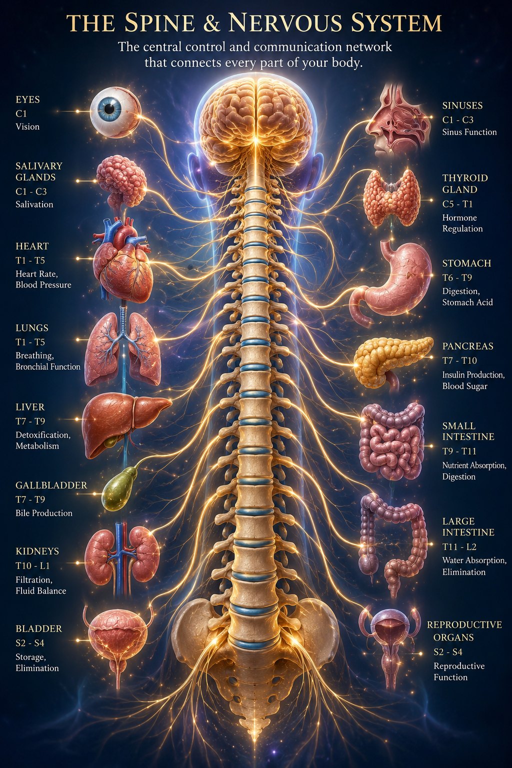The spine and nervous system